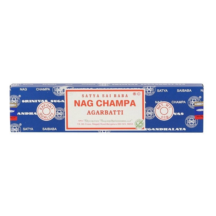 Serano Set of 12 Packets of 40g Sai Baba Nagchampa Incense Sticks