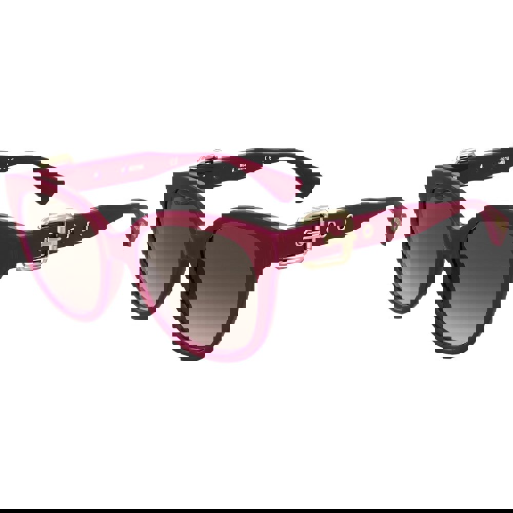 Moschino Brown SF Lens Red Buckled Legs Sunglasses