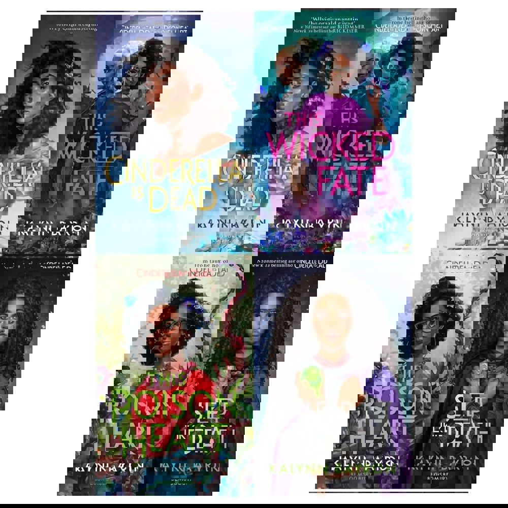 Kalynn Bayron 4 Book Set Cinderella is Dead, This Poison Heart, This Wicked Fate, Sleep Like Death
