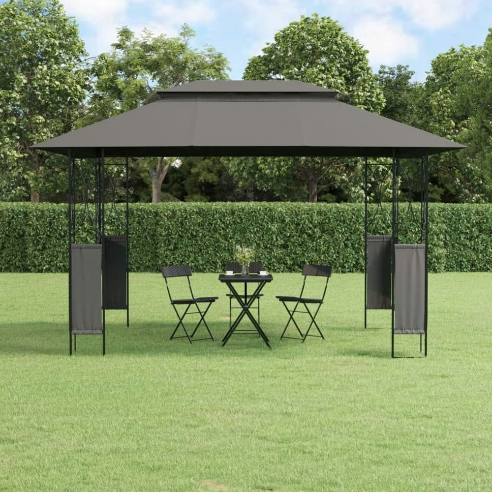 Berkfield Gazebo with Roof Anthracite 400x300x270 cm Steel