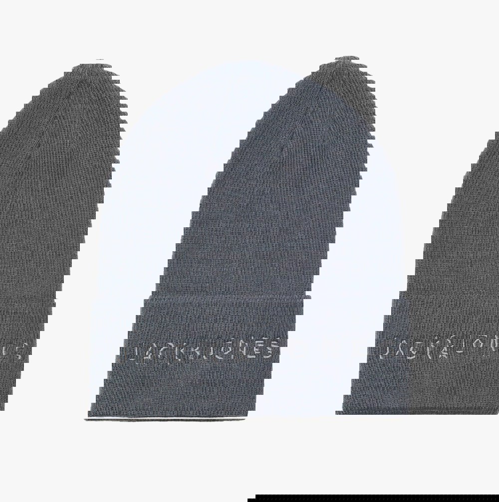 Jack & Jones GIVE Mens Beanie Iron Gate