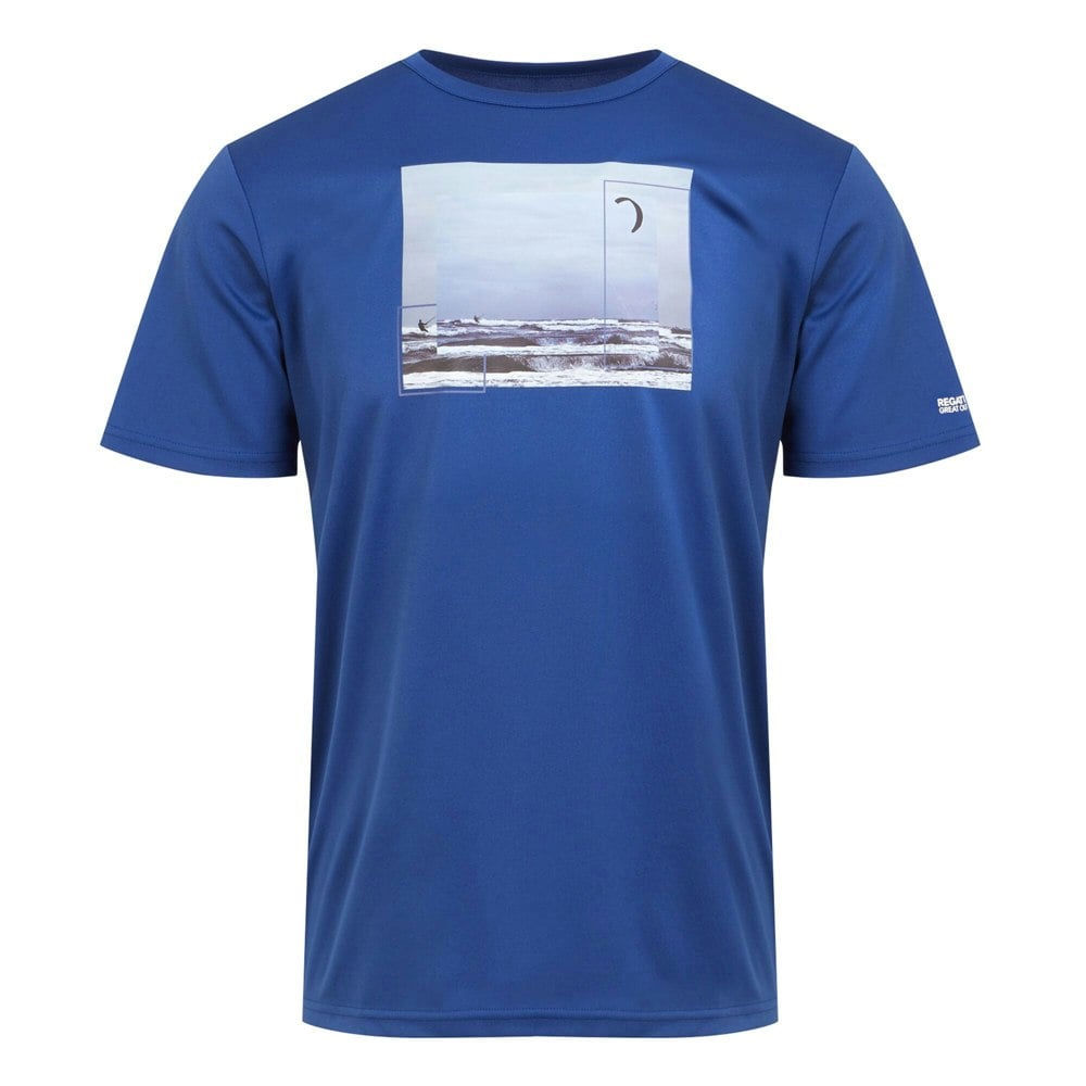 Regatta Mens Fingal VIII Seaside T-Shirt - New Royal