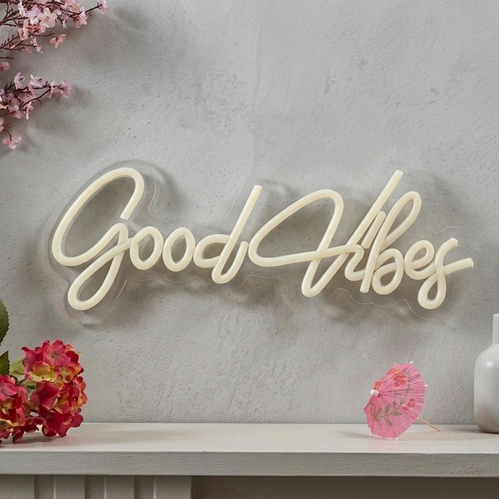 Garden Greatness NeonEsque Good Vibes LED Neon Sign