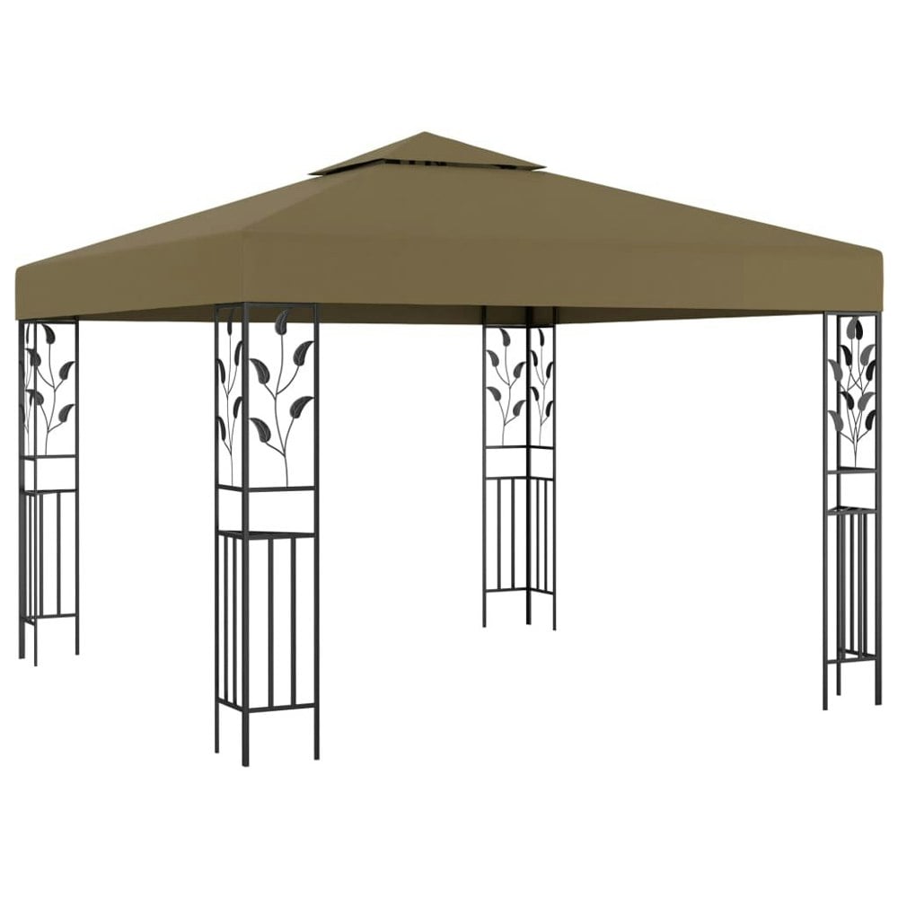 Berkfield Gazebo 3x3 m Taupe 180 g/ma_
