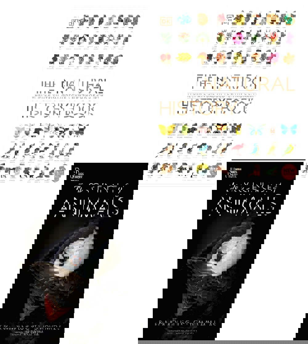 DK The Natural History Book, The Science of Animals 2 Books Collection Set