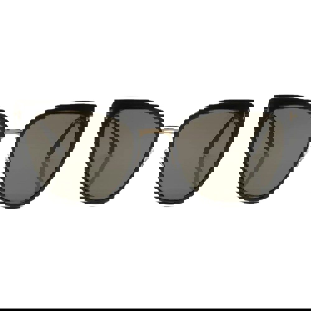 Tom Ford Simona Smoke Lens Shiny Rose Gold Sunglasses One Size
