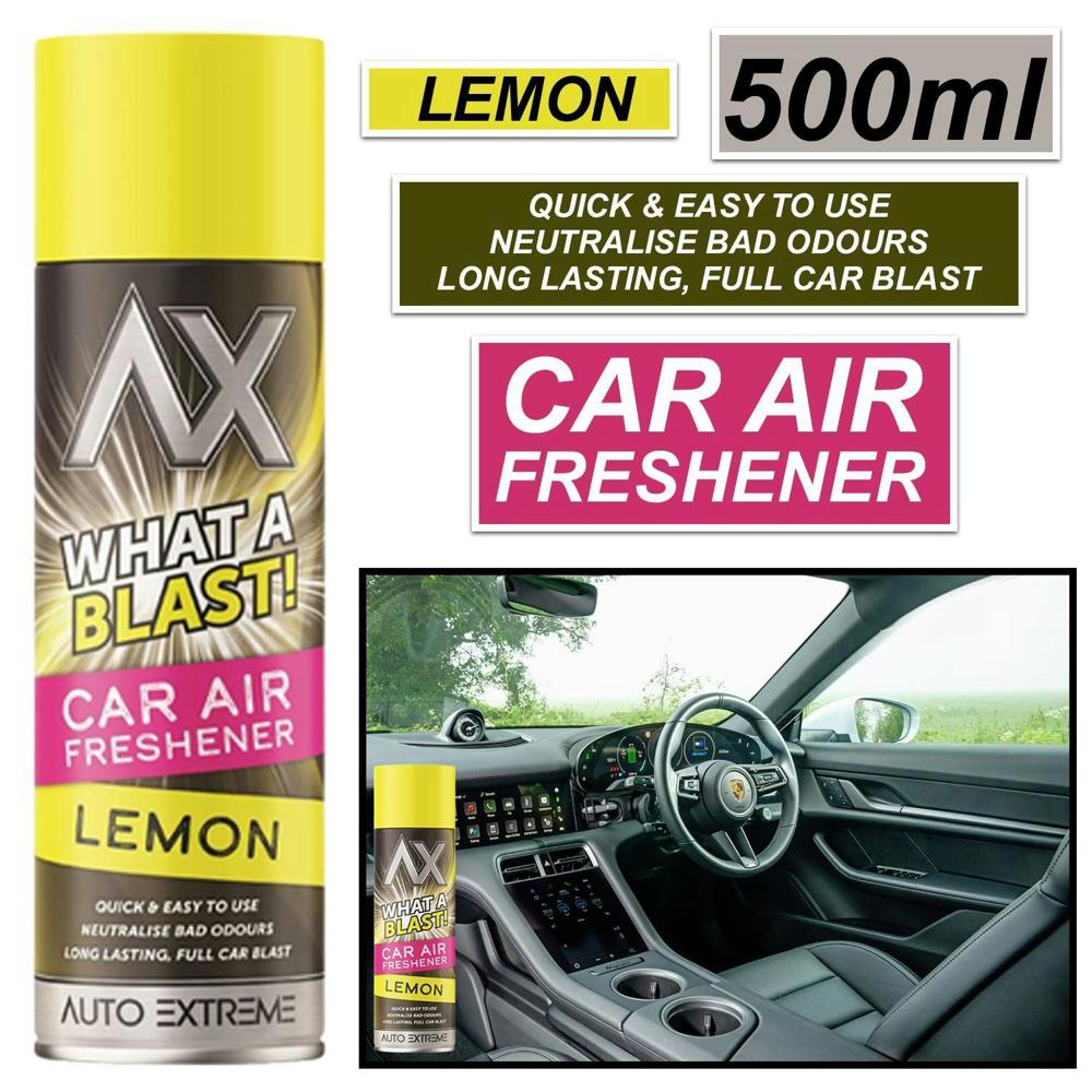 Auto Extreme 1X - What A Blast! Lemon Car Air Freshener Spray 500ml