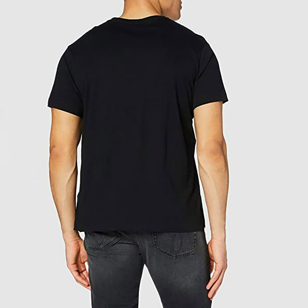 Batman Unisex Adult Logo T-Shirt - Black/Yellow