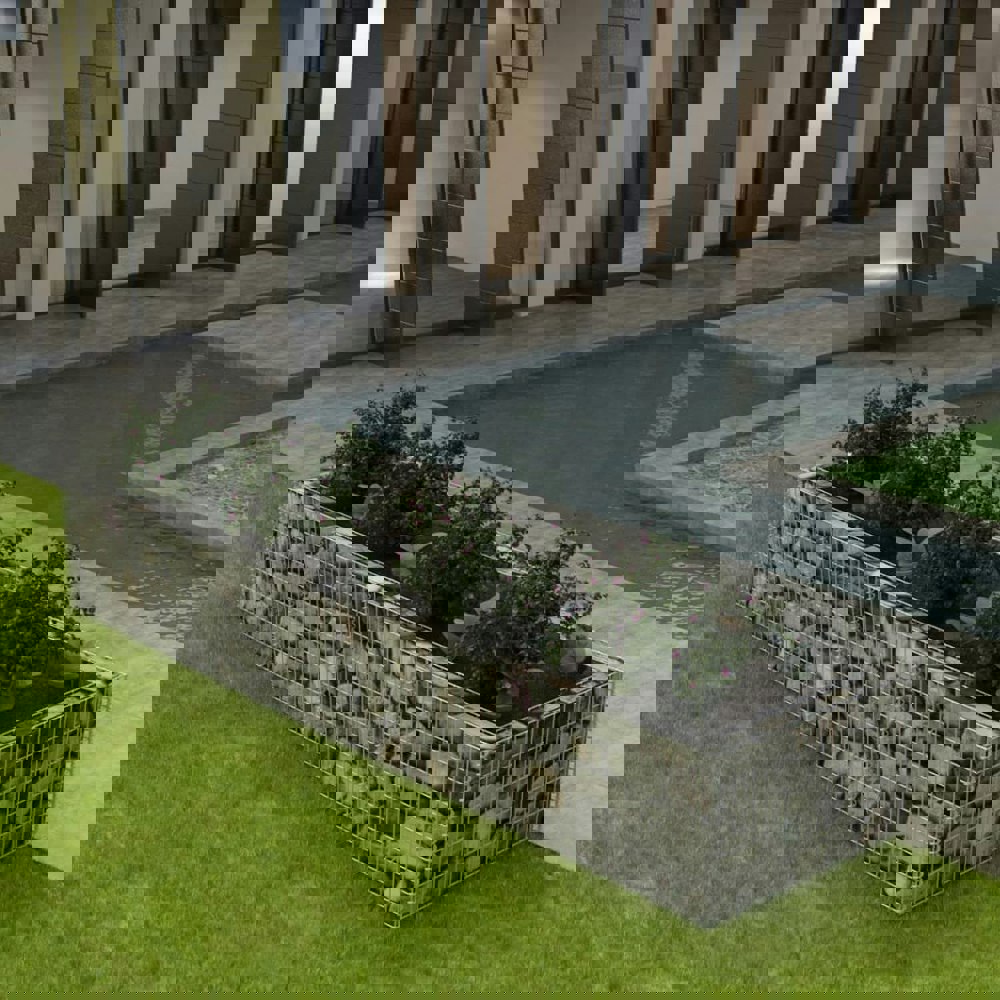 Berkfield Gabion Raised Bed Steel 360x90x50 cm