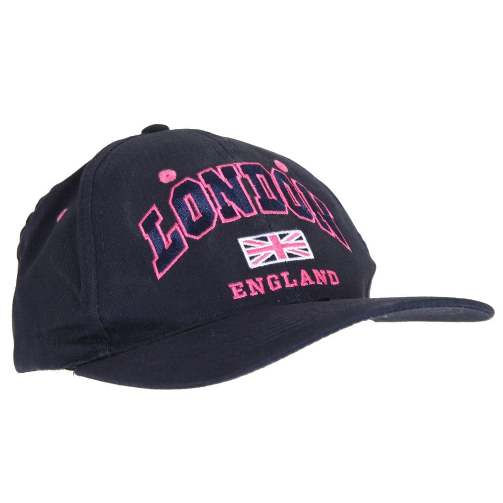 Universal Textiles Womens/Ladies Navy London England Union Flag Cap - NAVY