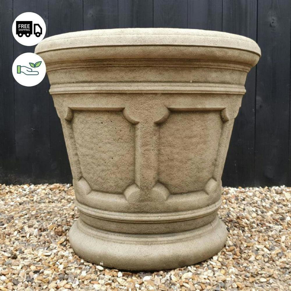 SPA Large Stone Cast Classic Planter