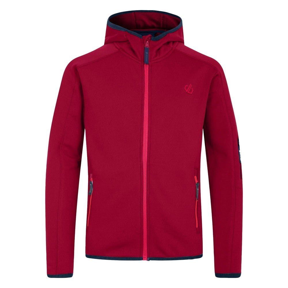 Dare 2B Childrens/Kids Explore Marl Fleece Jacket - Beetroot