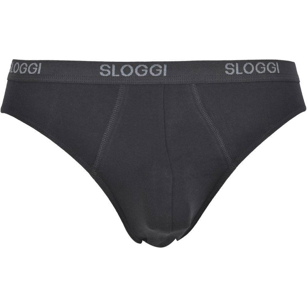 Sloggi Basic Men's Mini Brief, Black
