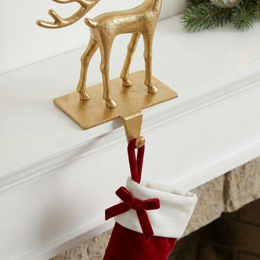 Garden Greatness Christmas Reindeer Stocking Holder