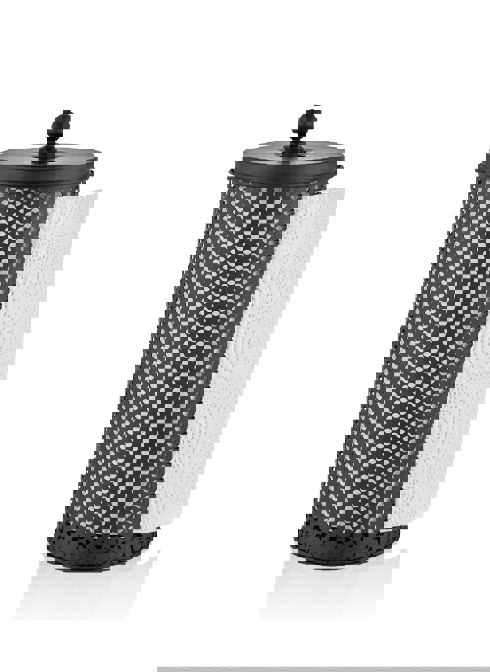 Rozi Black Paper Towel Holder