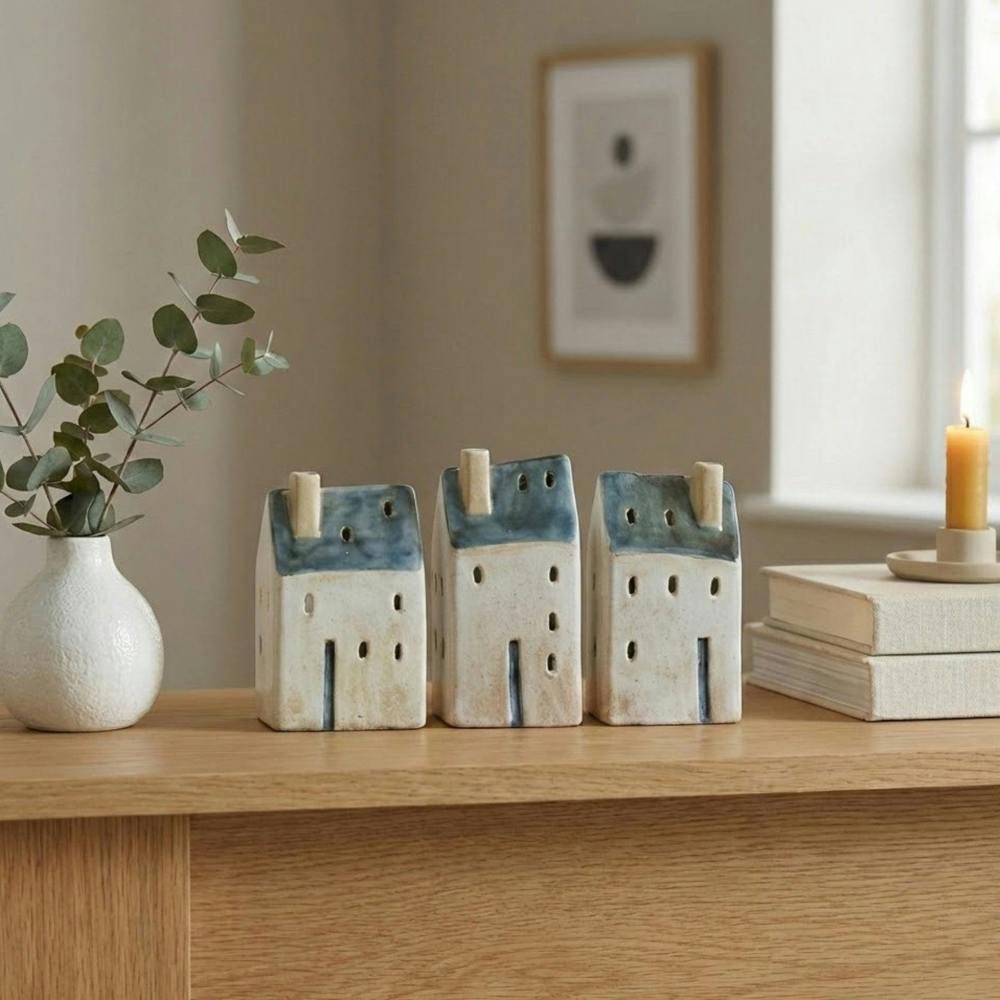 Garden Greatness Trio LED Rustic Village Cottage Decor