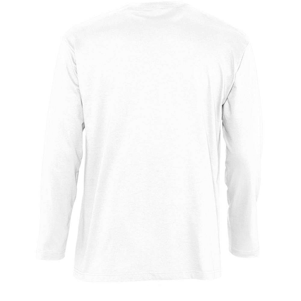 SOLS Mens Monarch Long Sleeve T-Shirt - White