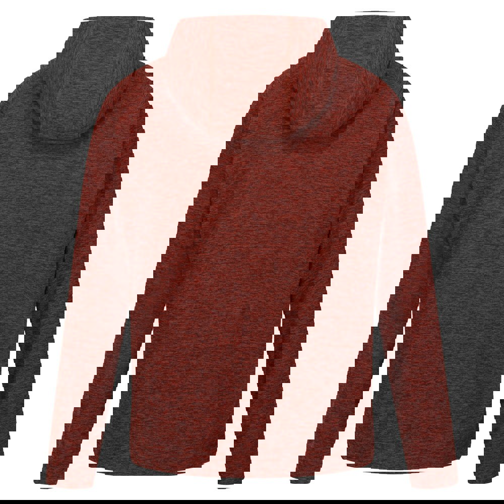 Regatta Mens Edley Marl Hoodie - Burnt Henna