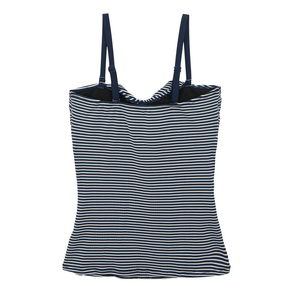 Regatta Womens/Ladies Aceana III Seeksucker Tankini Top - Navy/White