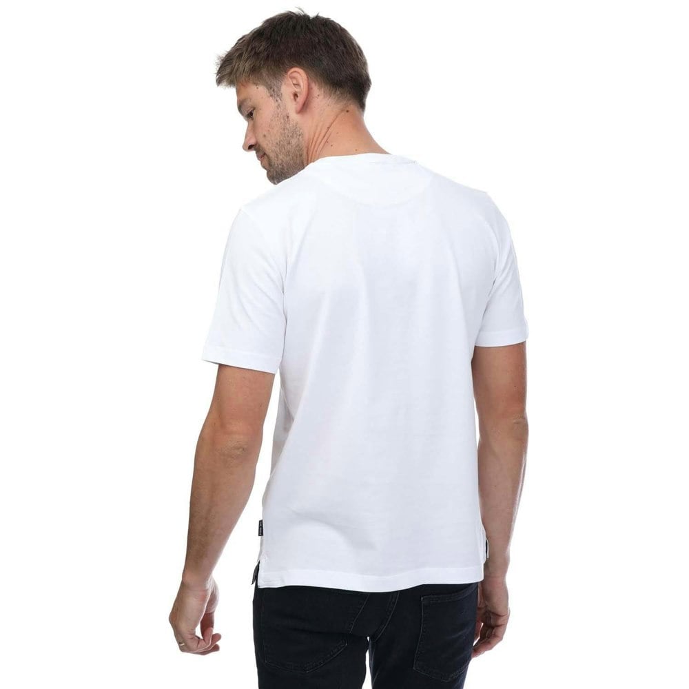 Ted Baker Mens Lough Embroidered T-Shirt - White