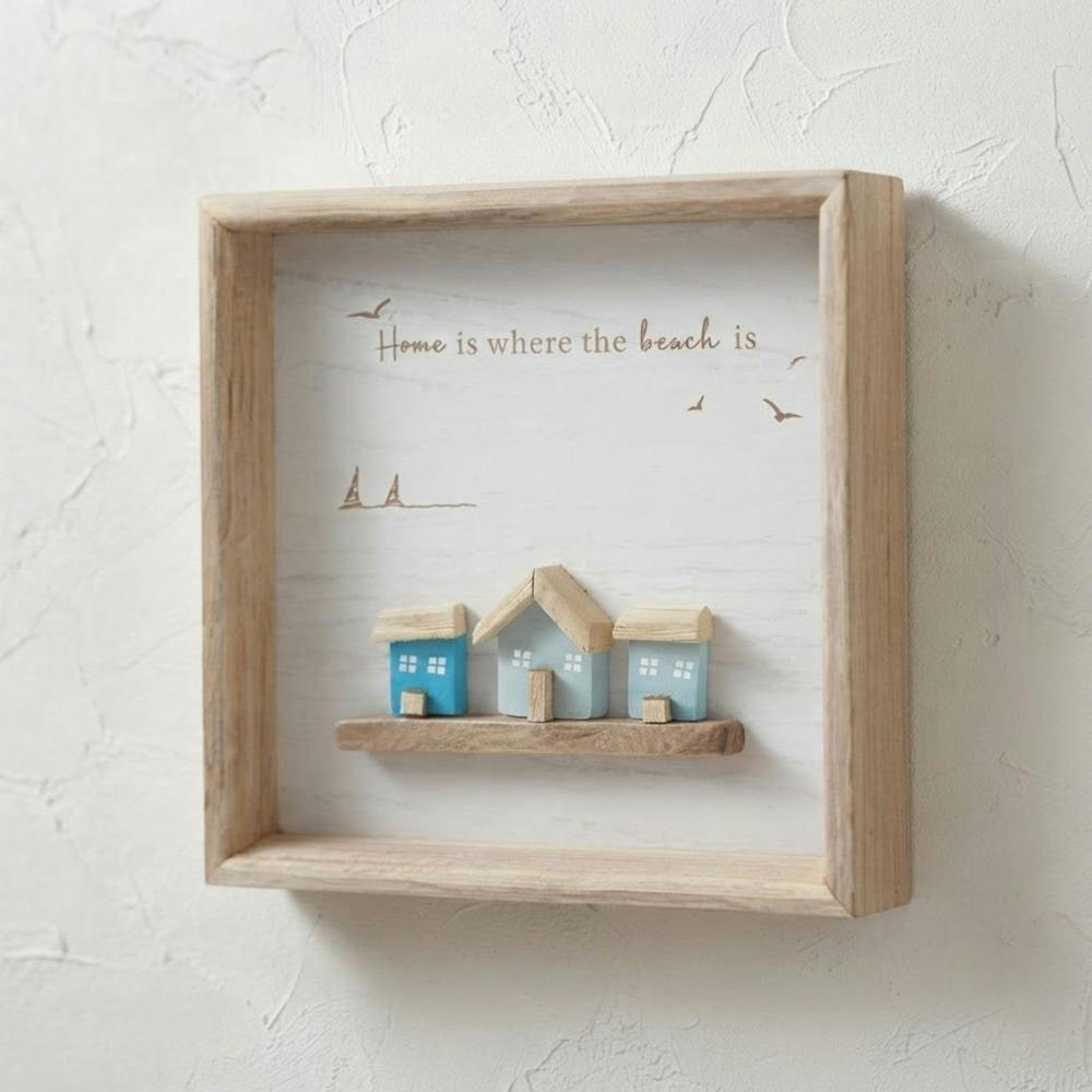 Garden Greatness Coastal Glass Art The Beach Plaque