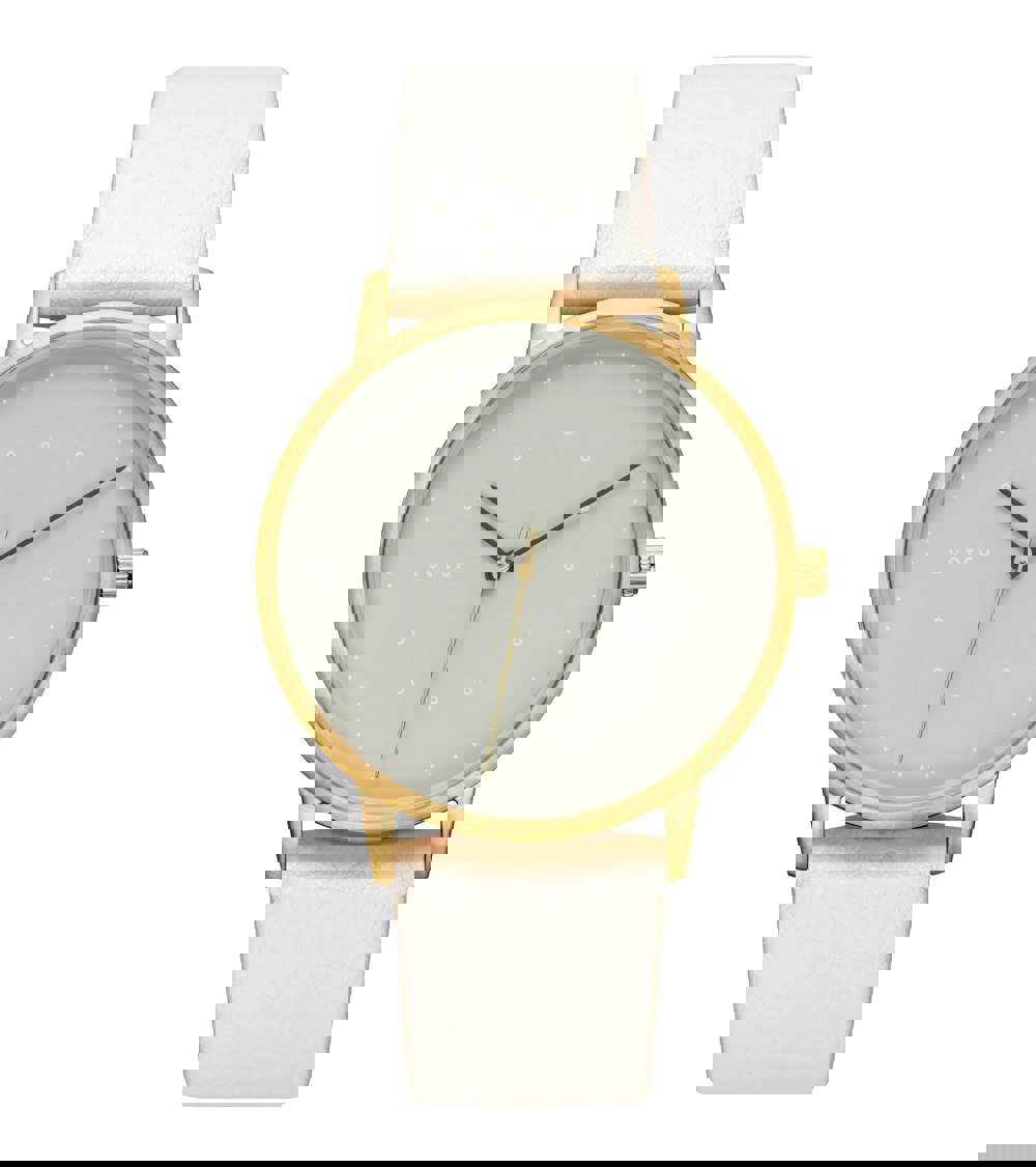 Votch Gold and Off White with Grey Watch | Lyka