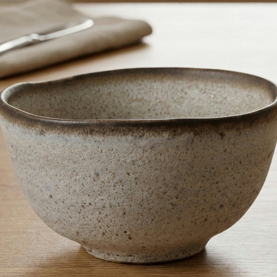 Garden Greatness Textured Earthy Speckled Decorative Bowl