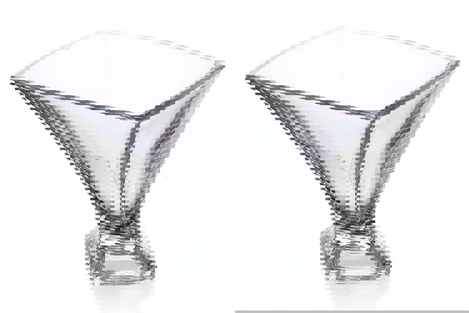 Diamante Quadro Medium Crystal Bowl - 22cm