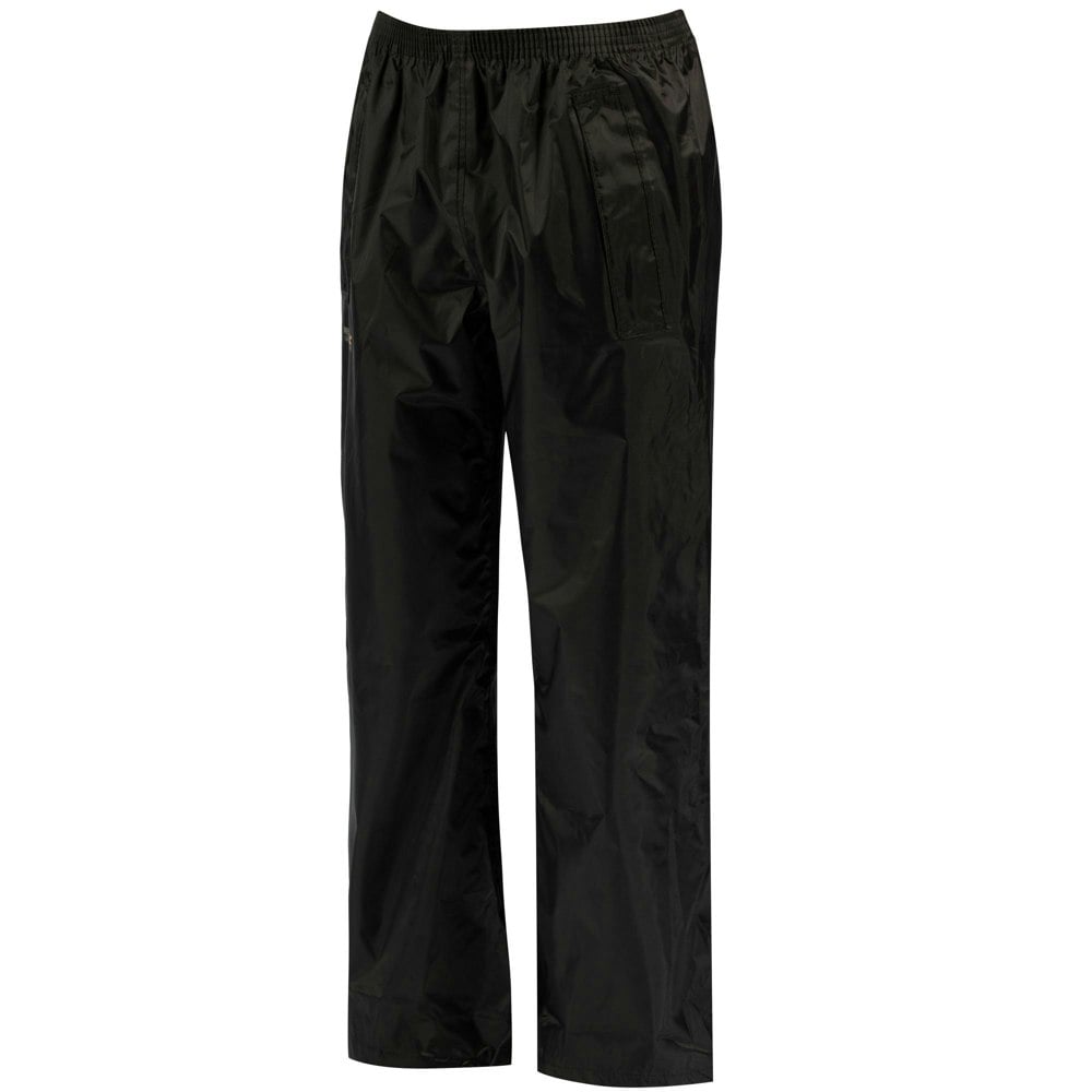 Regatta Great Outdoors Unisex Stormbreak Waterproof Over Trousers - Black