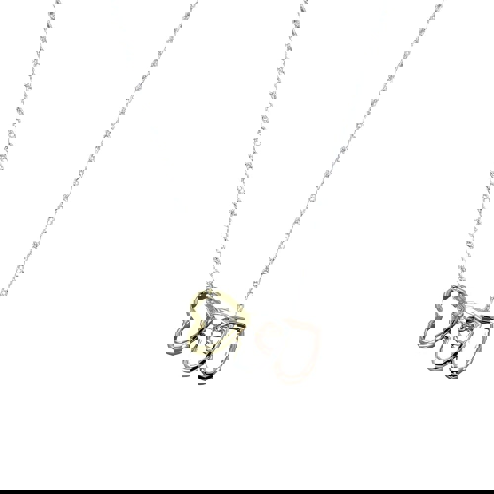 Sterling Silver Amoré Trio Heart Necklace - Reeves & Reeves