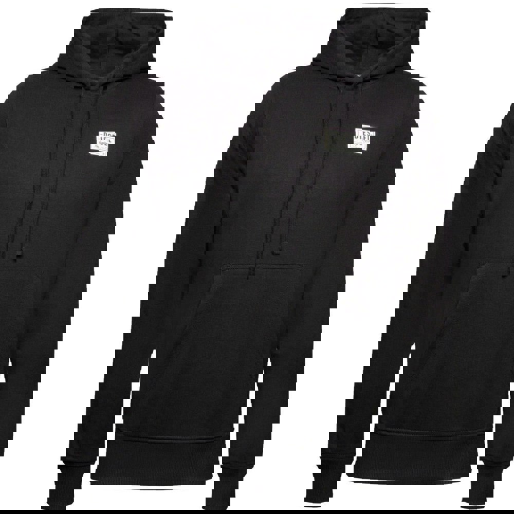 Diesel Patch Logo Black Hoodie S