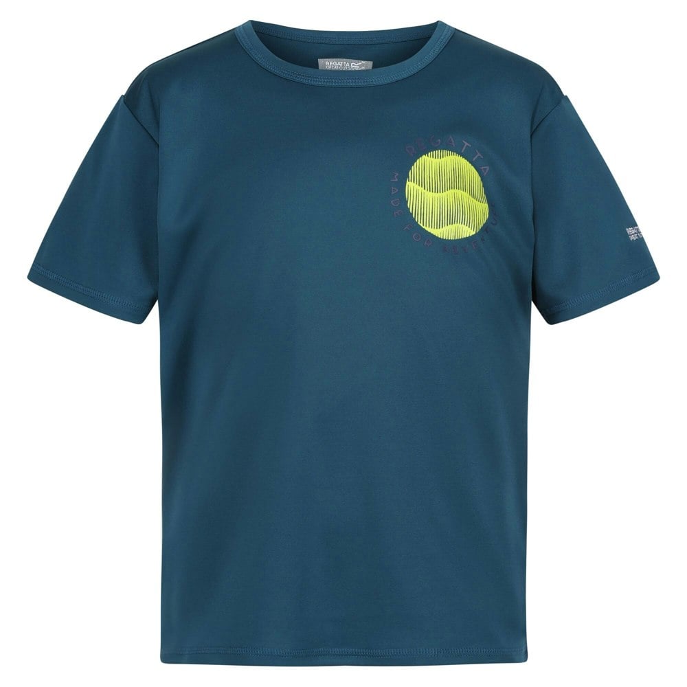 Regatta Childrens/Kids Alvarado VIII Sunrise T-Shirt - Moroccan Blue