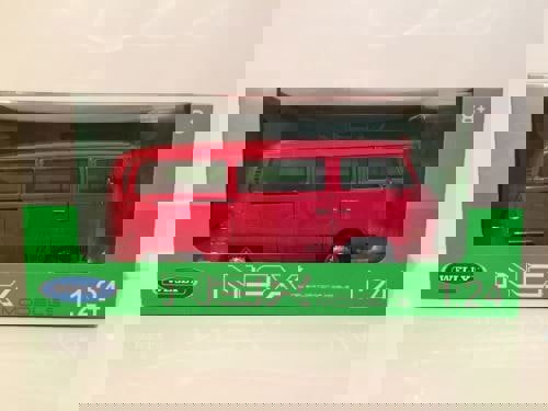 1972 volkswagen bus t2 red welly 22472 1:24 scale