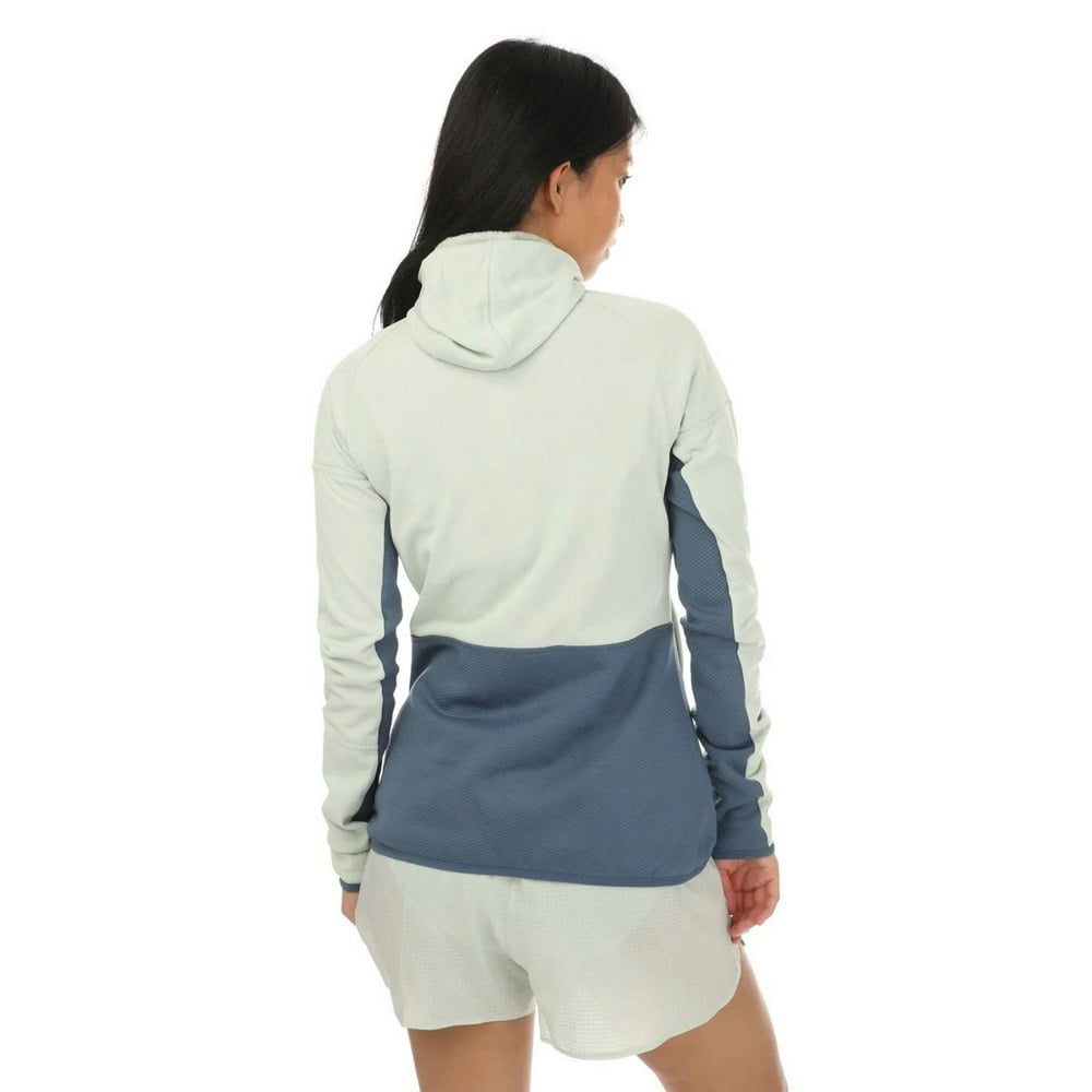Adidas Womens Terrex Zupahike Fleece Jacket - Light Green/Navy Blue