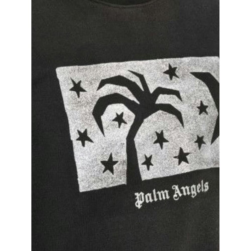 Palm Angels Night Sky Night Sky Sweatshirt   in  Black