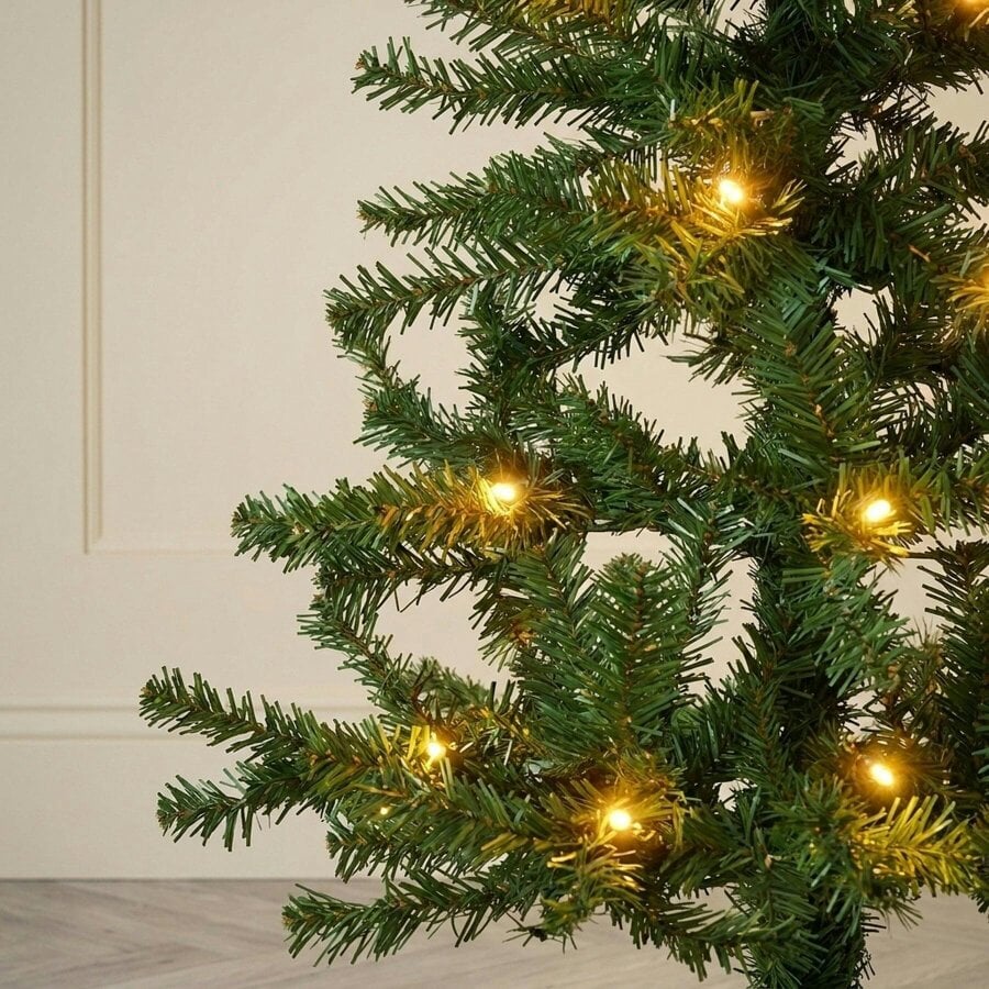 Garden Greatness 3ft Heritage Fir Compact Full-Bodied Pre-Lit Christmas Tree