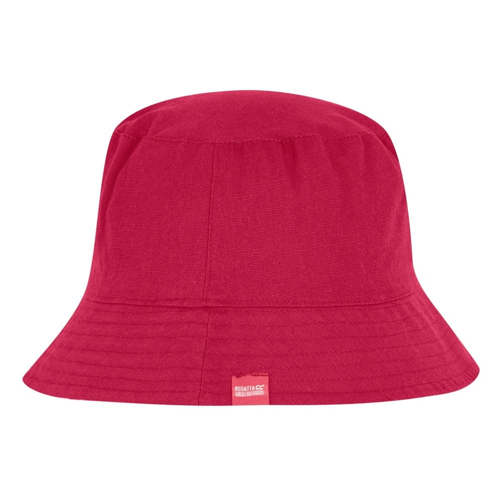 Regatta Childrens/Kids Wild Flowers Reversible Bucket Hat - Pop