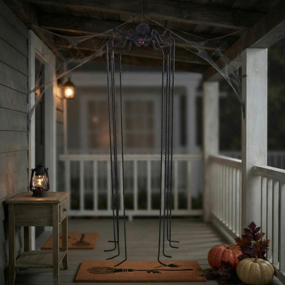 Garden Greatness Hanging Light Up Spider Extra Long Legs