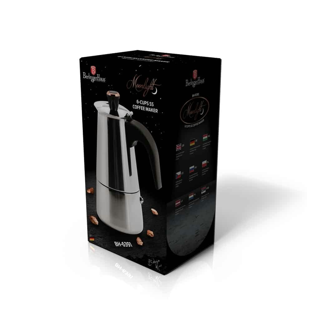 Berlinger Haus Coffee Maker 6 Cups BH-6767 Inox