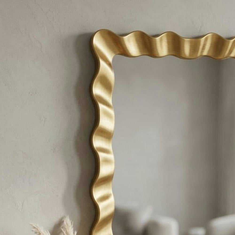Garden Greatness Relica Gold Wave Wall Mirror