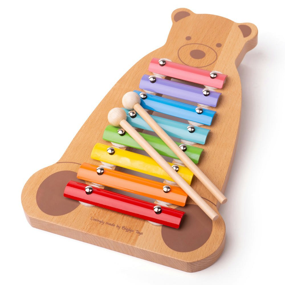 Tidlo Wooden Musical Bear Xylophone