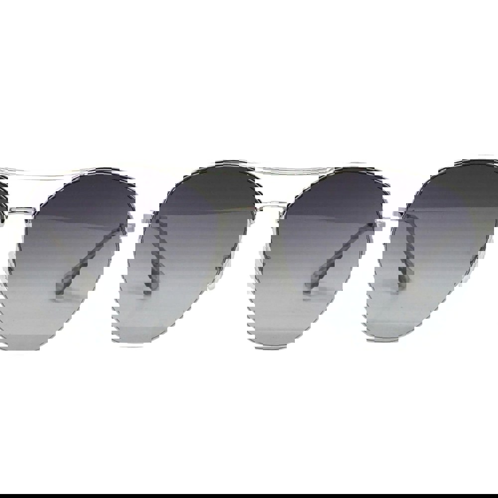 Calvin Klein Smoke Lens Silver Sunglasses