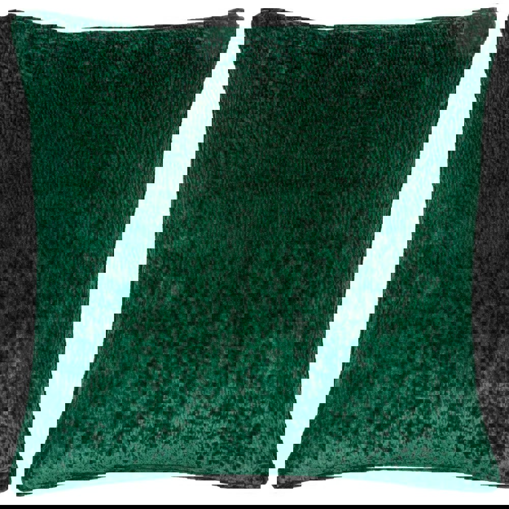 Paoletti Velvet Ripple Cushion Cover - Emerald