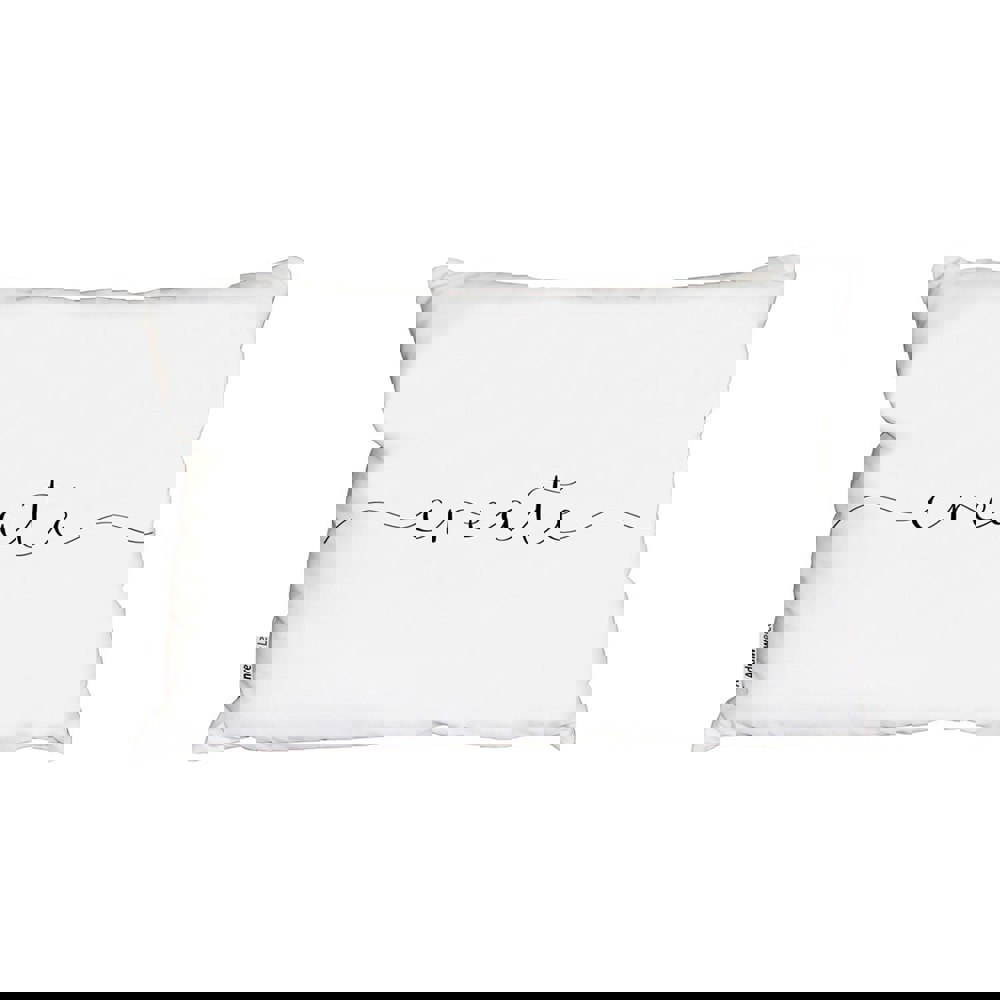 Benjamin Tate Design Text Create (Outdoor Cushion)