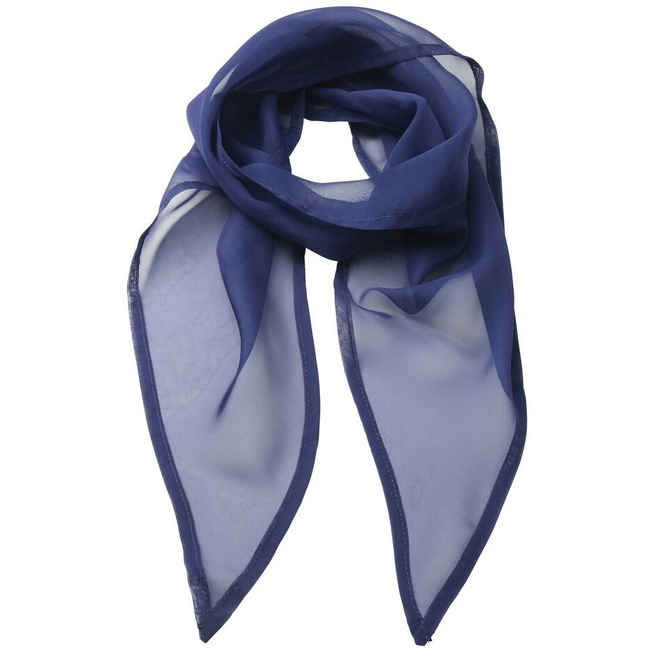 Premier Ladies/Womens Work Chiffon Formal Scarf - Marine Blue - One Size - Marine Blue - 100% Polyester