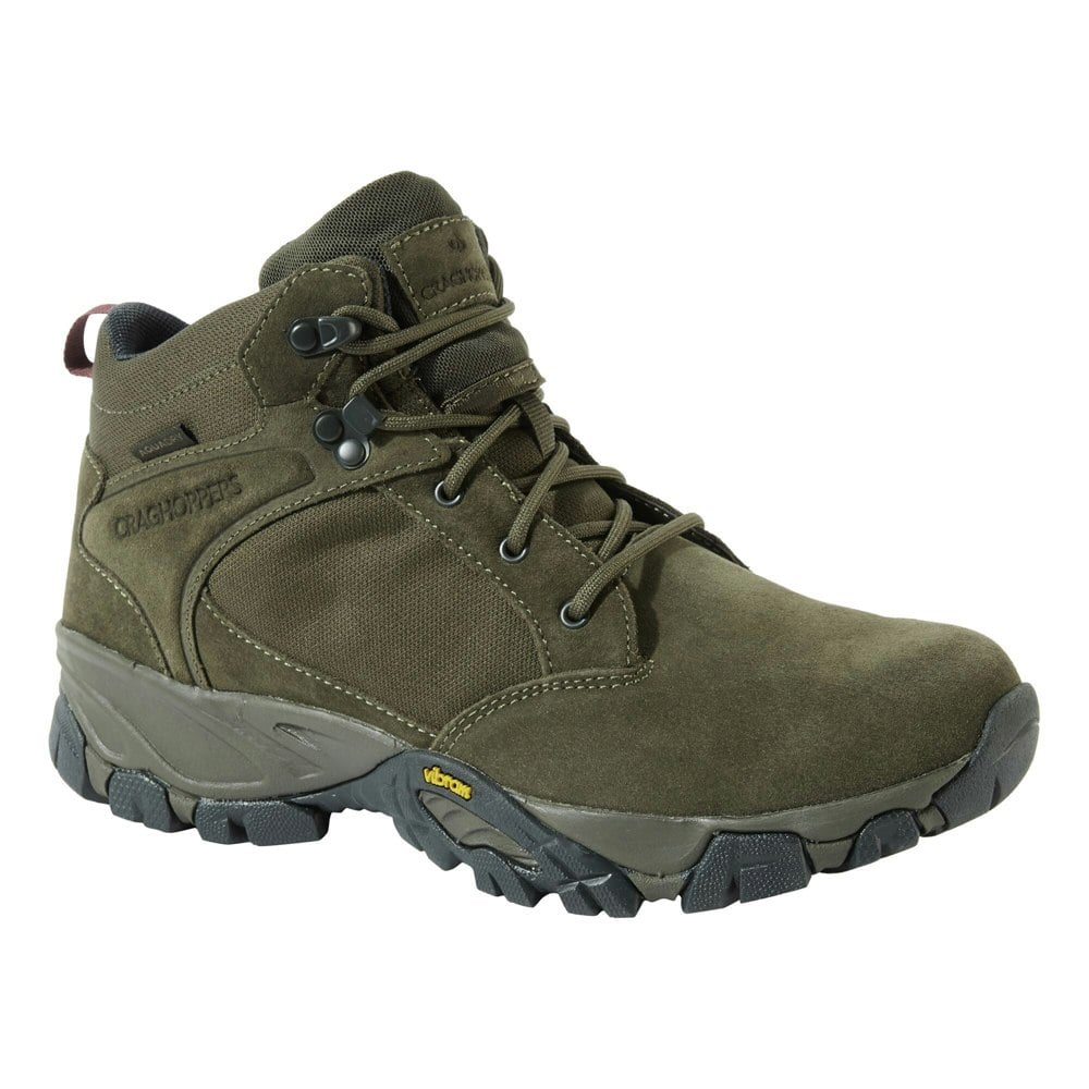 Craghoppers Mens Salado Suede Boots - Khaki Green