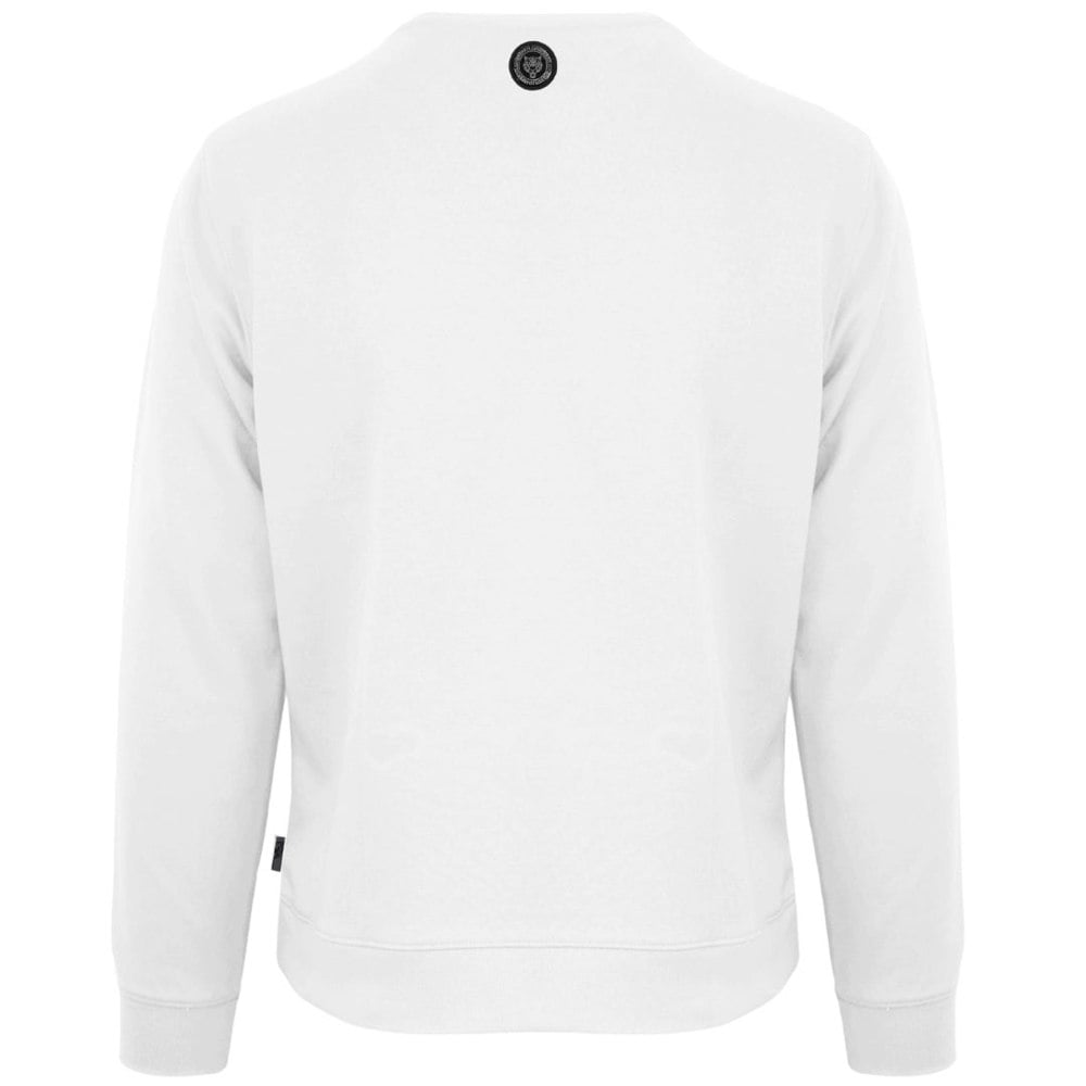 Plein Sport Equipment Logo White Jumper L
