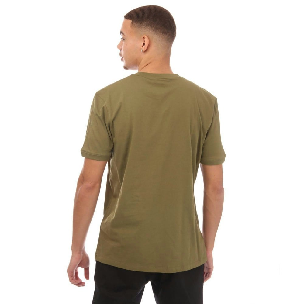 Hugo Mens Logo Cotton T-Shirt - Green