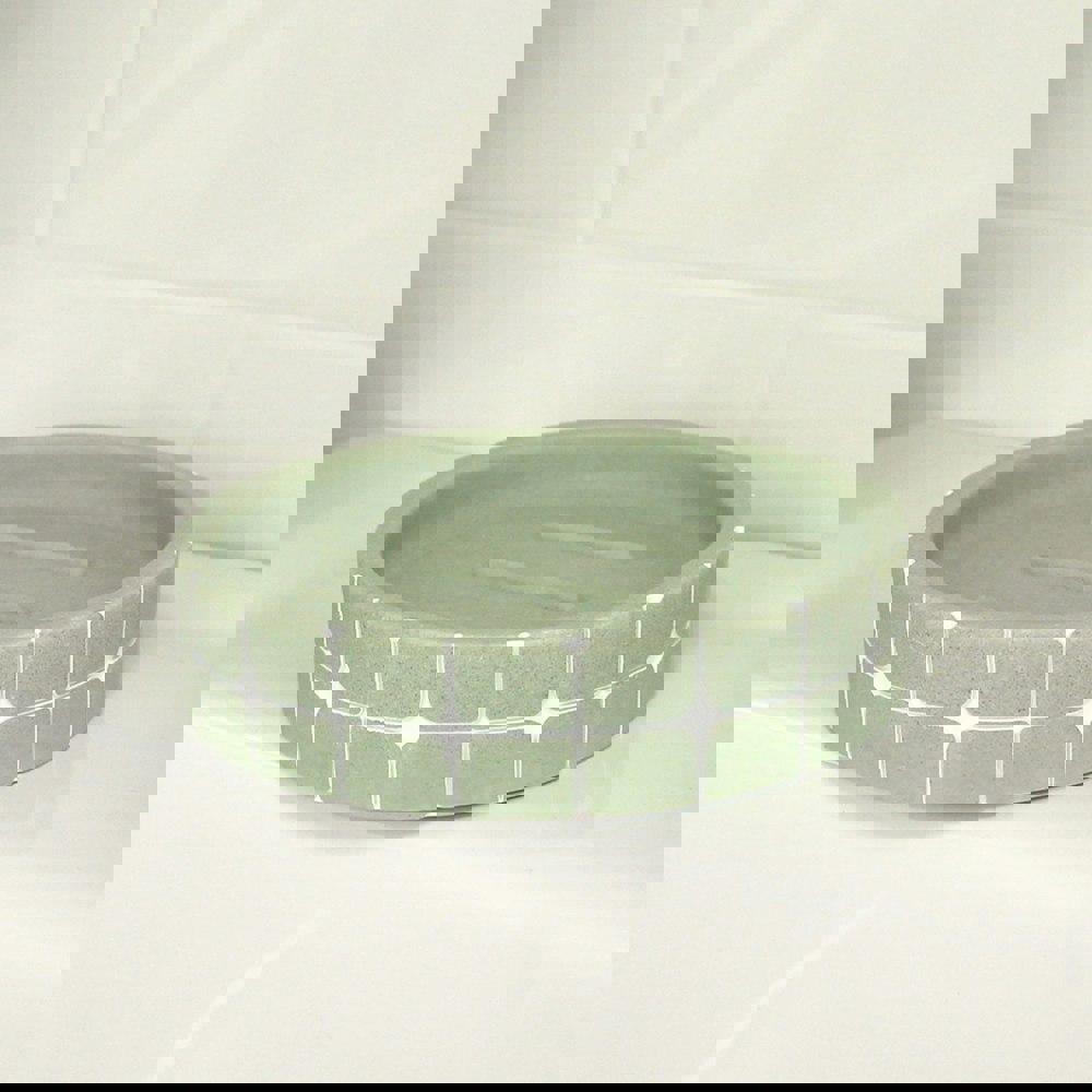 Showerdrape Mosaica Pistachio Green Soap Dish