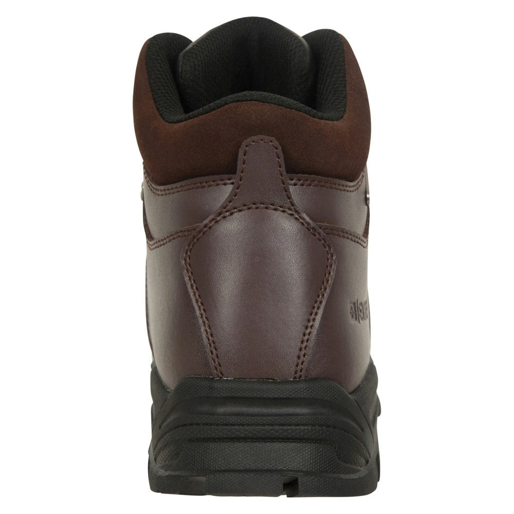Mountain Warehouse Women's Latitude II Extreme Leather Waterproof Walking Boots - Dark Brown